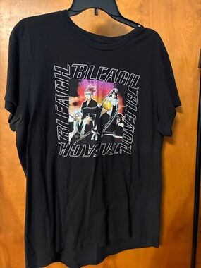 Bleach Anime Graphic Tee Black XL